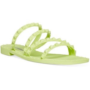 Stylish Lime Green Studded Sandals